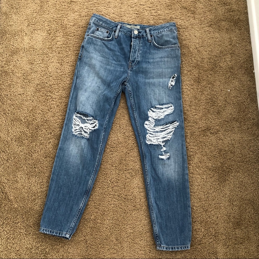 Topshop Hayden Moto Jeans